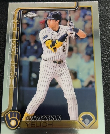 2025 Topps Chrome #49 Christian Yelich — front