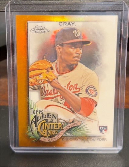 2022 Topps Allen & Ginter Chrome #179 Josiah Gray — front