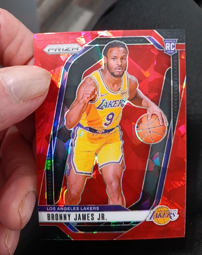 2024-25 Panini Prizm #243 Bronny James Jr. — front