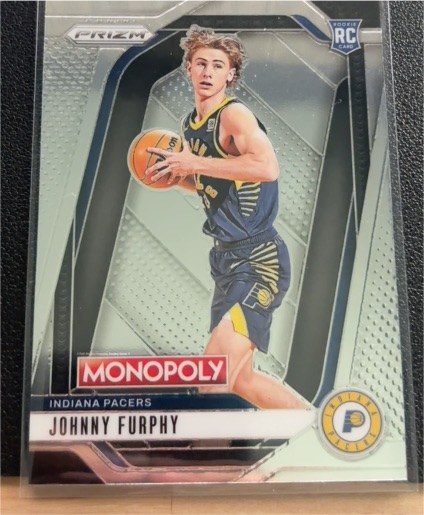 2024-25 Panini Prizm Monopoly #60 Johnny Furphy — front