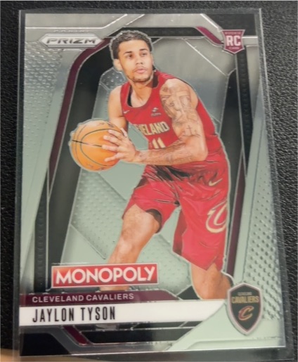 2024-25 Panini Prizm Monopoly #15 Jaylon Tyson — front