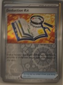 2024 Pokémon SV08: Surging Sparks #171 Deduction Kit — front
