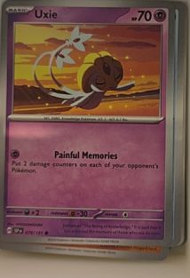 2024 Pokémon SV08: Surging Sparks #078 Uxie — front