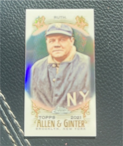 2021 Topps Allen & Ginter #120 Babe Ruth — front