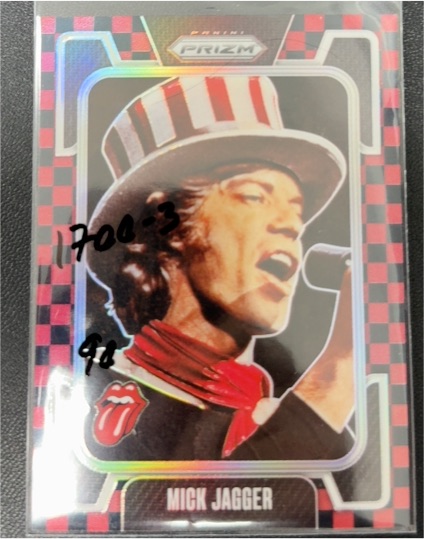 2025 Panini Prizm Rolling Stones #27 Mick Jagger — front