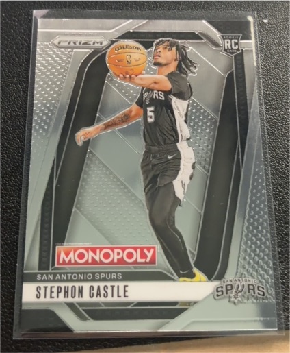 2024-25 Panini Prizm Monopoly #75 Stephon Castle — front