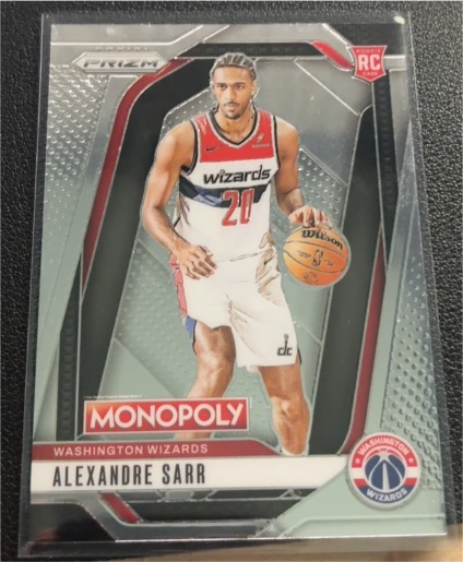 2024-25 Panini Prizm Monopoly #86 Alexandre Sarr — front