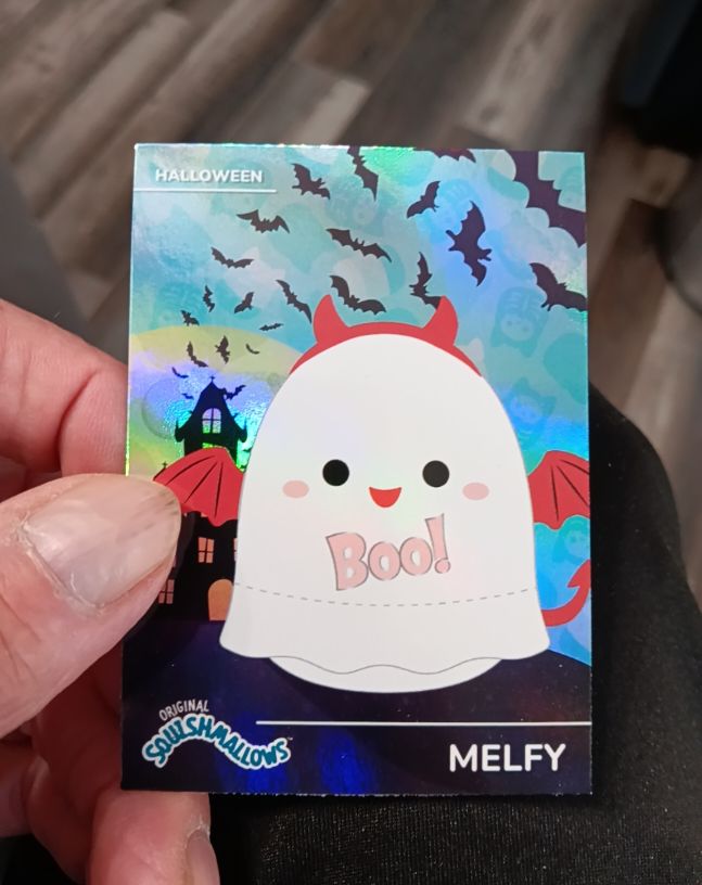 2025 Panini Squishmallows Halloween #71 Melfy — front
