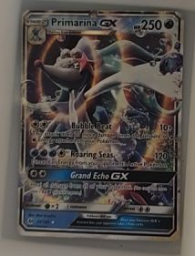 2017 Pokemon Sun & Moon Base Set #42 Primarina GX — front