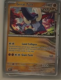 2025 Pokémon Scarlet & Violet Prismatic Evolutions #055 Great Tusk — front