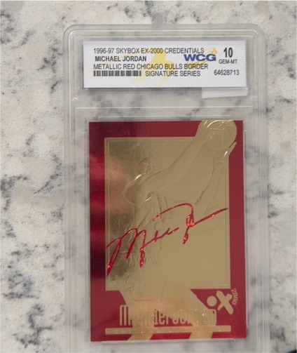 1996-97 Skybox EX-2000 Credentials #EX-2000 Michael Jordan — front
