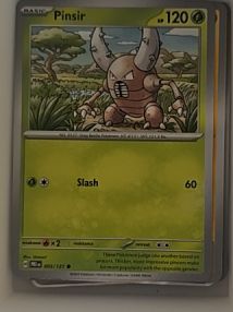 2025 Pokémon TCG Scarlet & Violet Prismatic Evolutions #003 Pinsir — front
