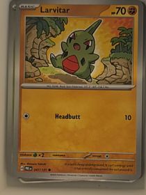 2025 Pokémon Scarlet & Violet Prismatic Evolutions #047 Larvitar — front