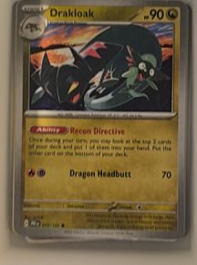 2024 Pokémon Prismatic Evolutions #072 Drakloak — front