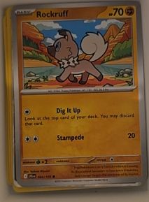 2023 Pokémon SV09: Journey Together #084 Rockruff — front