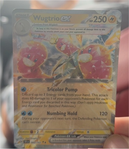 2024 Pokémon Scarlet & Violet Temporal Forces #060 Wugtrio ex — front