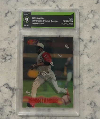 1994 Sportflics #25 Deion Sanders — front