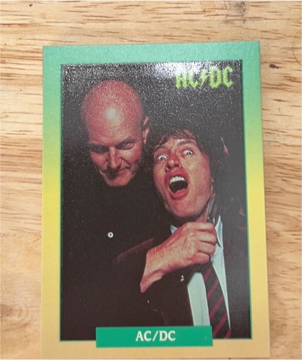 1991 Brockum Rock Cards #51 AC/DC — front