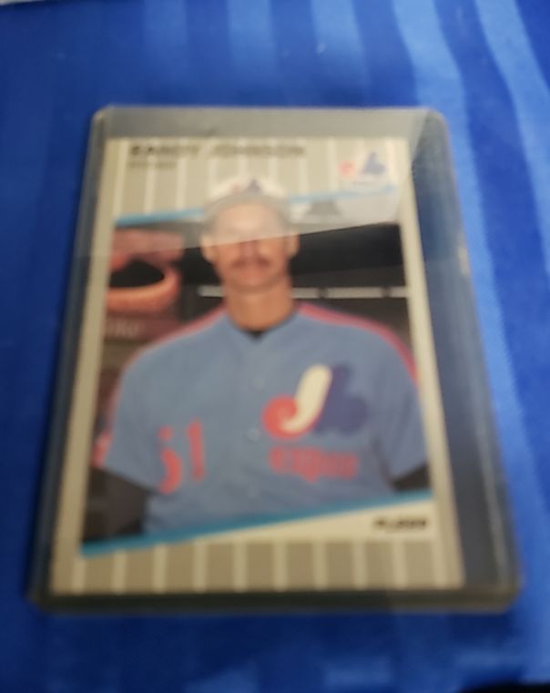 1989 Fleer #381 Randy Johnson — front