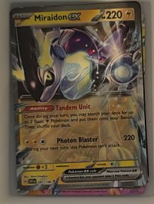 2023 Pokémon TCG Scarlet & Violet Base Set #081/198 Miraidon ex — front
