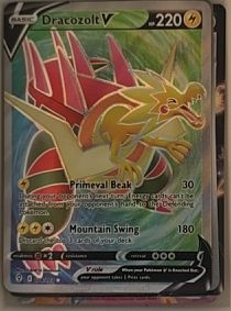 2021 Pokémon #178 Dracozolt V — front