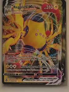 2022 Pokémon TCG Silver Tempest #058 Regieleki VMAX — front
