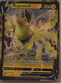 2022 Pokémon TCG Silver Tempest #057 Regieleki V — front