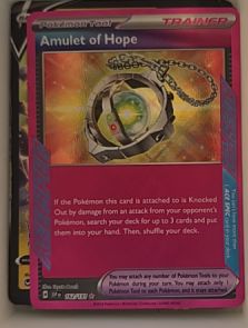 2024 Pokemon SV08: Surging Sparks #162 Amulet of Hope — front