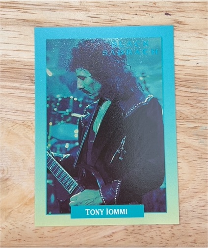 1991 Brockum Rock Cards #206 Tony Iommi — front