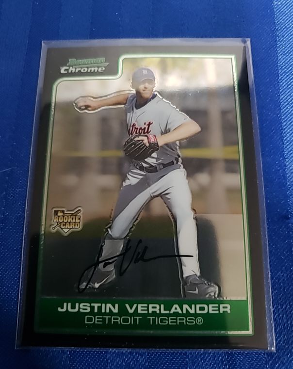 2006 Bowman Chrome #217 Justin Verlander — front