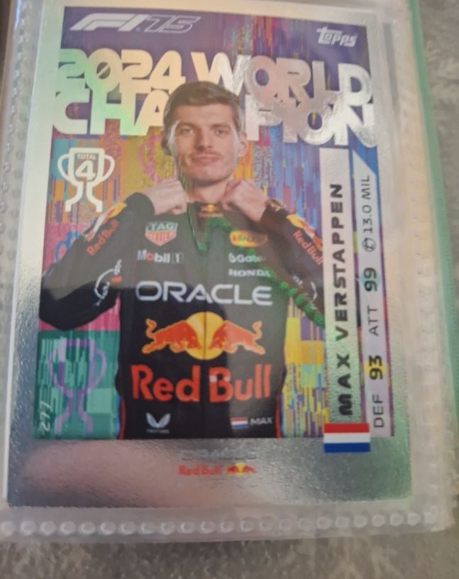 2024 Topps F1 Turbo Attax #99 Max Verstappen — front