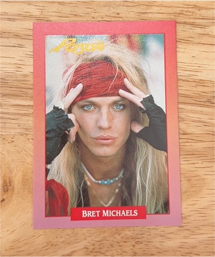 1991 Brockum Rock Cards #111 Bret Michaels — front