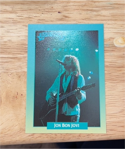 1991 Brockum RockCards #210 Jon Bon Jovi — front