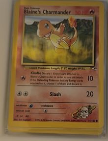 2000 Pokemon Gym Heroes #61 Blaine's Charmander — front