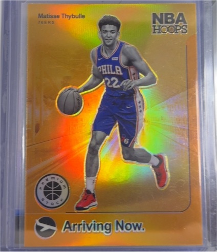 2019-20 Panini NBA Hoops Premium Stock #3 Matisse Thybulle Arriving Now — front
