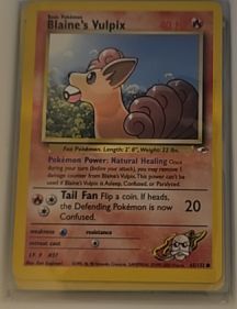 2000 Pokémon Gym Heroes #65 Blaine's Vulpix — front