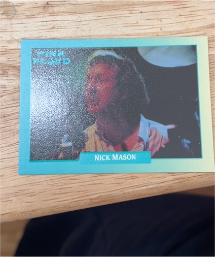 1991 Brockum RockCards #215 Nick Mason — front