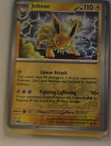 2025 Pokémon TCG Prismatic Evolutions #29 Jolteon — front