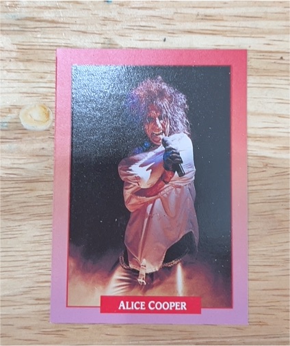 1991 Brockum Rock Cards #110 Alice Cooper — front