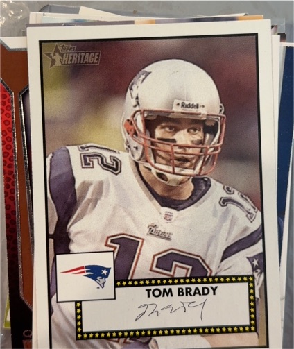 2006 Topps Heritage #124 Tom Brady — front