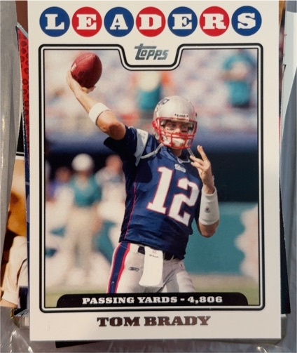 2008 Topps #286 Tom Brady — front