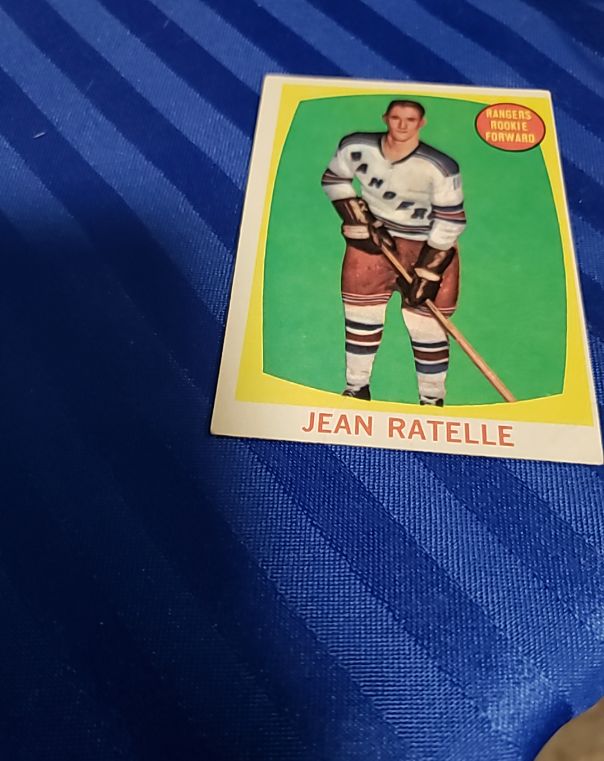 1961 Topps #60 Jean Ratelle — front