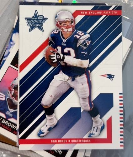 2004 Leaf Rookies & Stars #56 Tom Brady — front