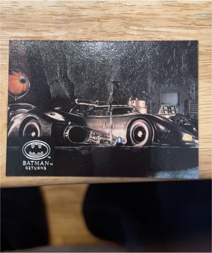 1992 Topps Stadium Club Batman Returns #66 Batmobile — front