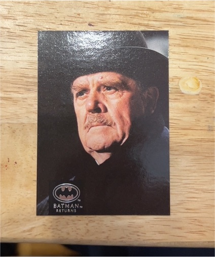 1992 Topps Stadium Club Batman Returns #8 Pat Hingle — front