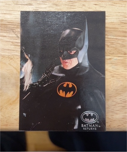 1992 Topps Stadium Club #42 Batman Returns Batman — front