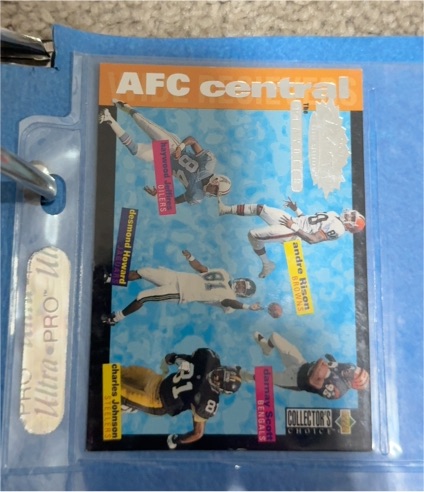 1995 Upper Deck Collector's Choice AFC Central Andre Rison — front