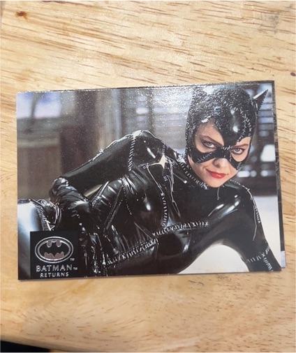 1992 Topps Stadium Club Batman Returns #93 Catwoman (Michelle Pfeiffer) — front