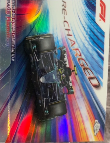 2024 Topps Chrome Formula 1 #RECH-6 Lewis Hamilton Re-Charged — front