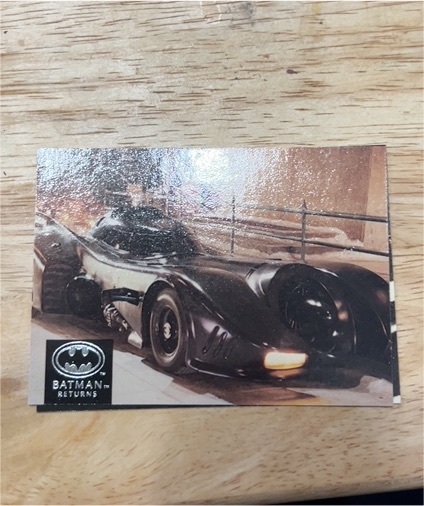 1992 Topps Stadium Club Batman Returns #74 The Batmobile — front